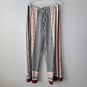 Abercrombie & Fitch womens Drapey Wide Leg Pull-On Pant size M high rise